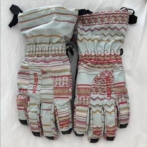 Burton Patterned Snow Gloves